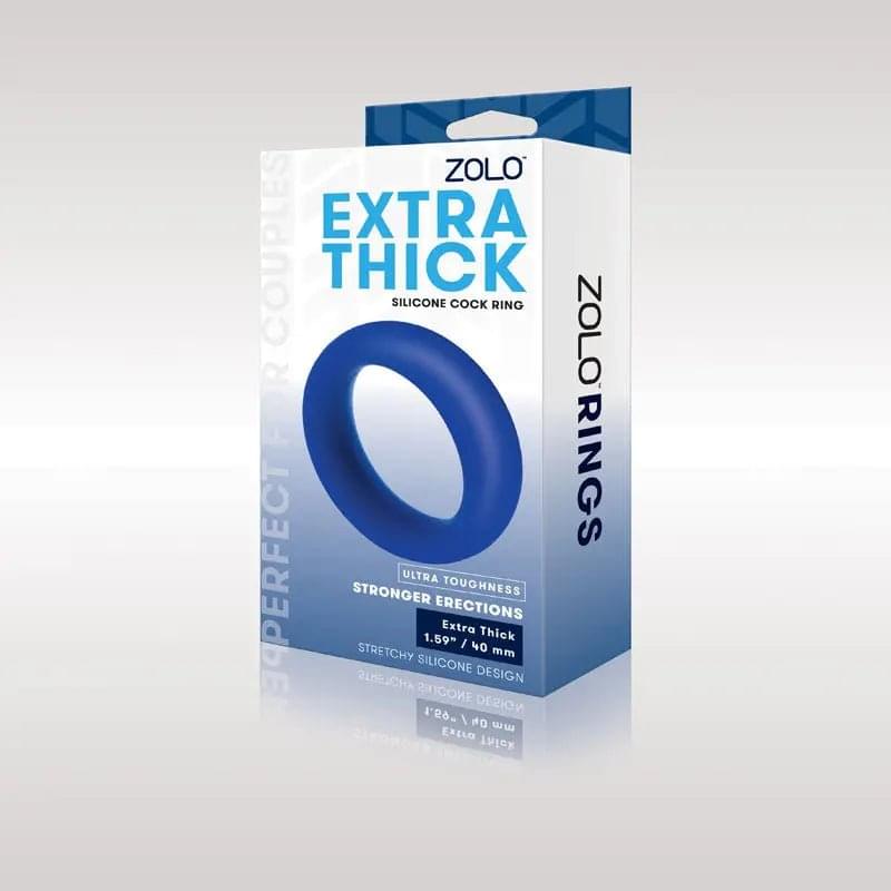 Zolo Extra Thick Silicone Cock Ring -  40 mm Cock Ring Zolo Discreet Intimate Essentials.