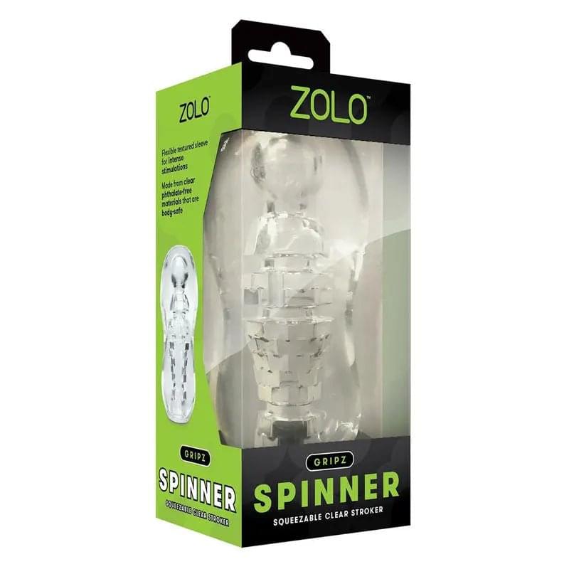 Zolo Gripz - Spinner -  Stroker Sleeve Zolo Discreet Intimate Essentials.