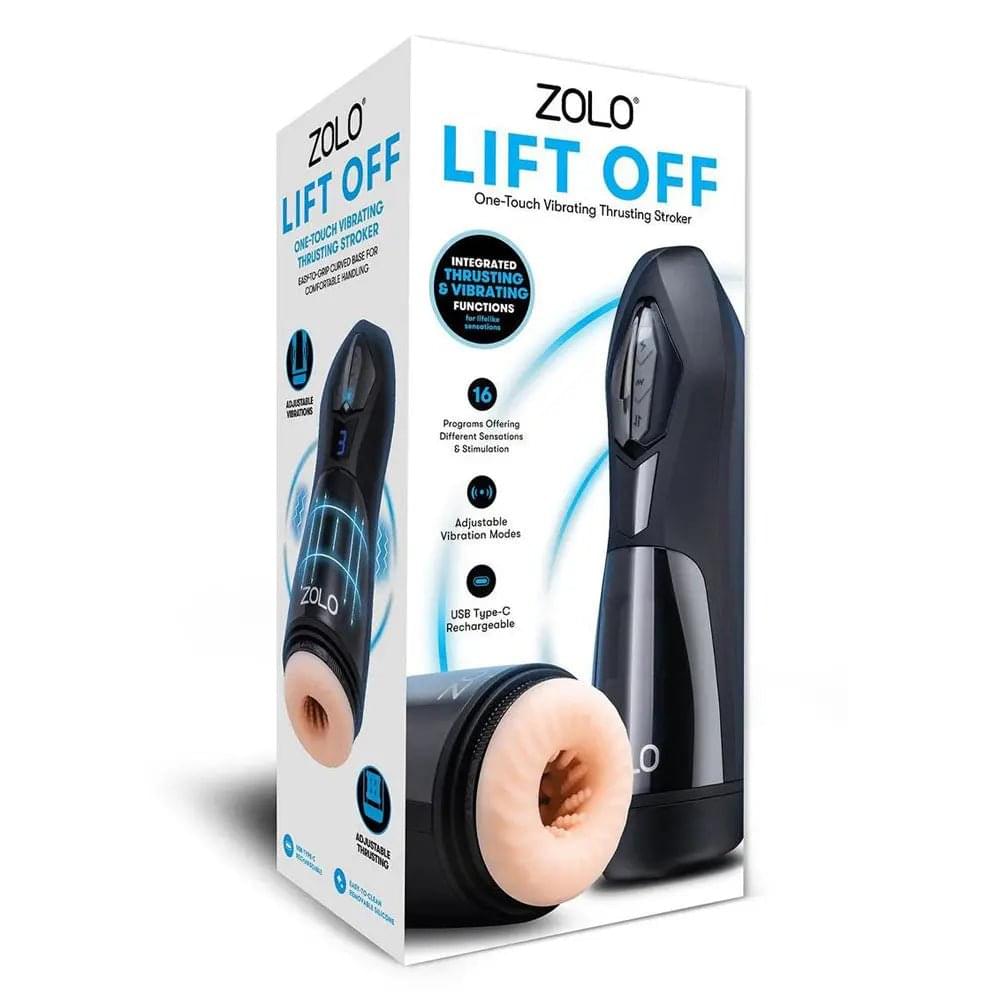 Zolo Lift Off -  USB Rechargeable Vibrating and Thrusting Auto Stroker Zolo Discreet Intimate Essentials.