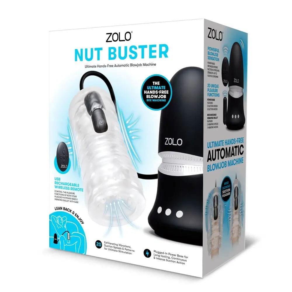 Zolo NUT BUSTER - Mains Powered Hands Free Automatic Blowjob Machine Zolo Discreet Intimate Essentials.