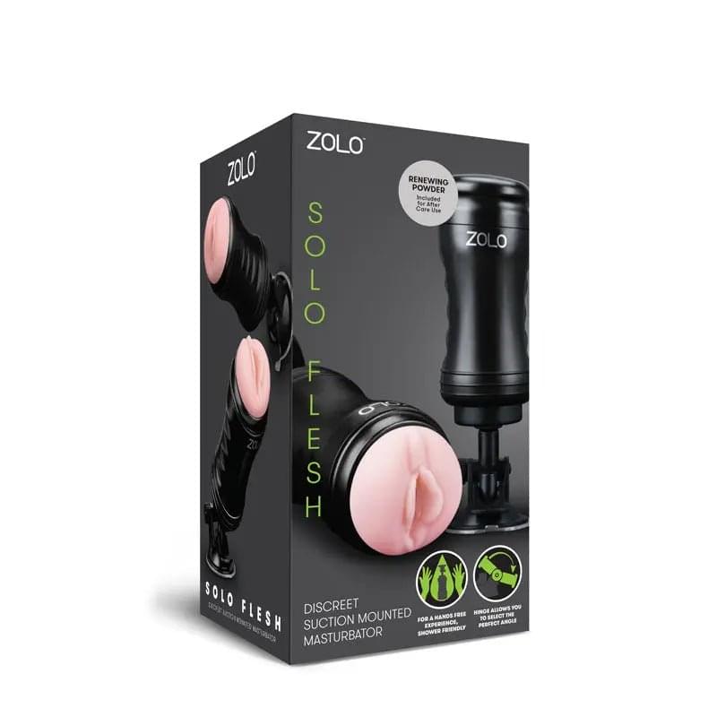Zolo Solo  -  Vagina Stroker with Suction Base Zolo Discreet Intimate Essentials.