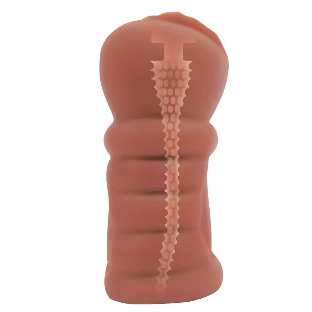 Zolo Stroke Off Latina Pussy Stroker - Tan Vagina Stroker Zolo Discreet Intimate Essentials.