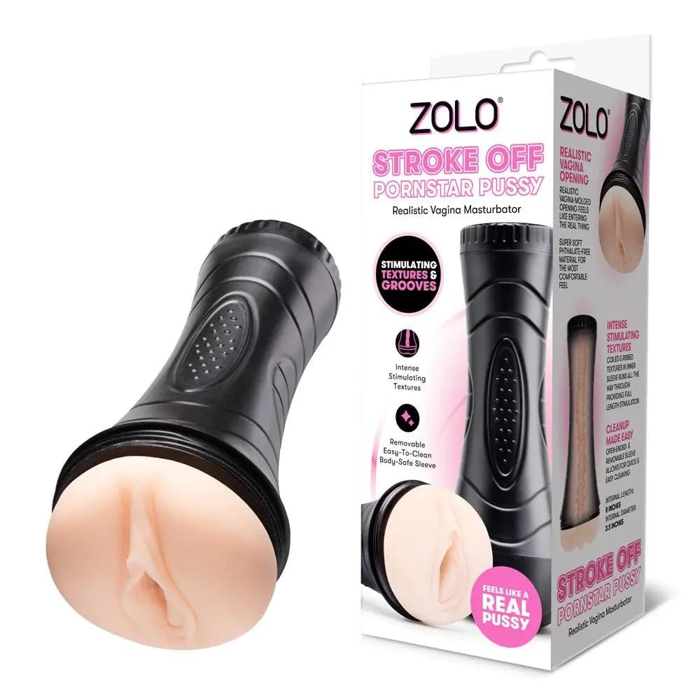 Zolo STROKE OFF Pornstar Pussy -  Vagina Stroker Zolo Discreet Intimate Essentials.