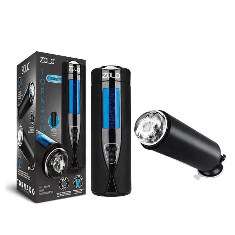 Zolo Tornado - USB Rechargeable Auto Masturbator Zolo Discreet Intimate Essentials.