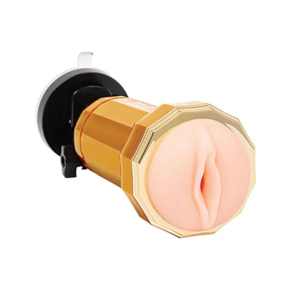 Zolo Vibrating Personal Trainer - USB Rechargeable Vibrating Vagina Stroker with Suction Mount Zolo Discreet Intimate Essentials.